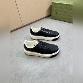 [Gucci]古馳 -高端品質(zhì) 原單·休閑運動鞋 -鞋面： 納帕小牛皮、品牌圖騰