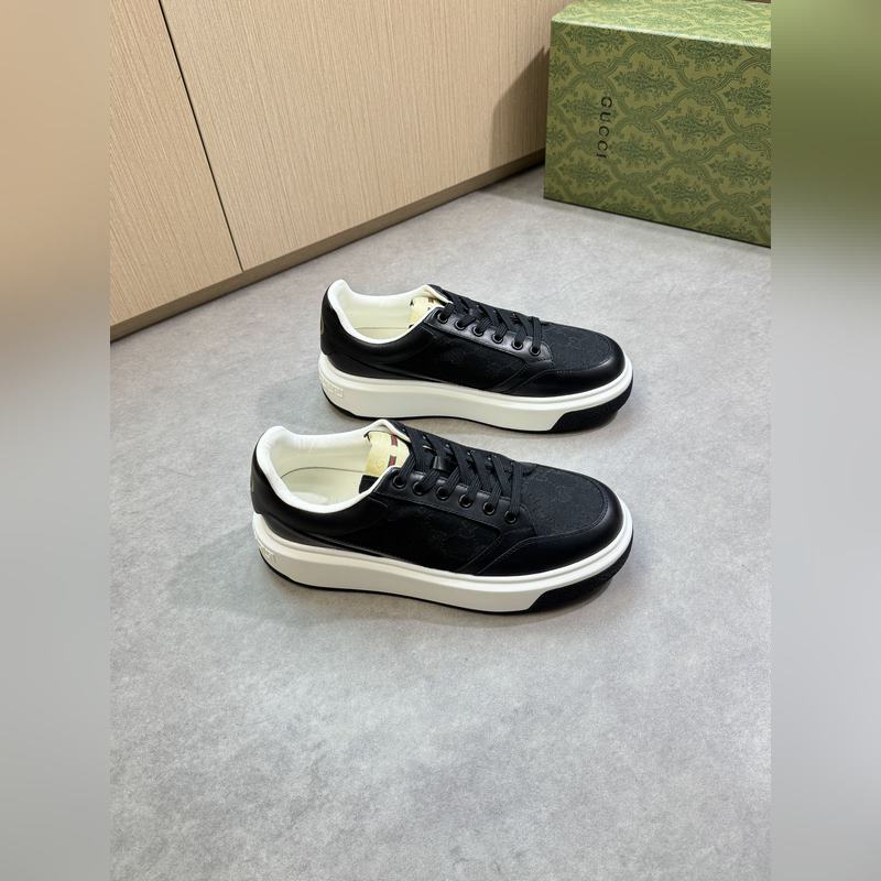 [Gucci]古馳 -高端品質 原單·休閑運動鞋 -鞋面： 納帕小牛皮、品牌圖騰