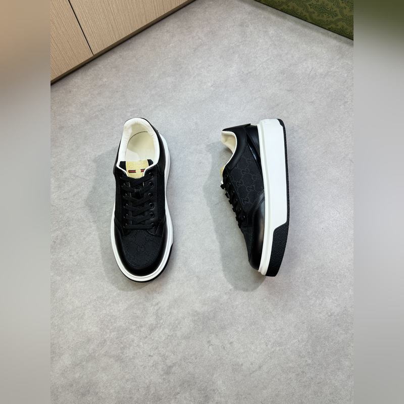 [Gucci]古馳 -高端品質 原單·休閑運動鞋 -鞋面： 納帕小牛皮、品牌圖騰