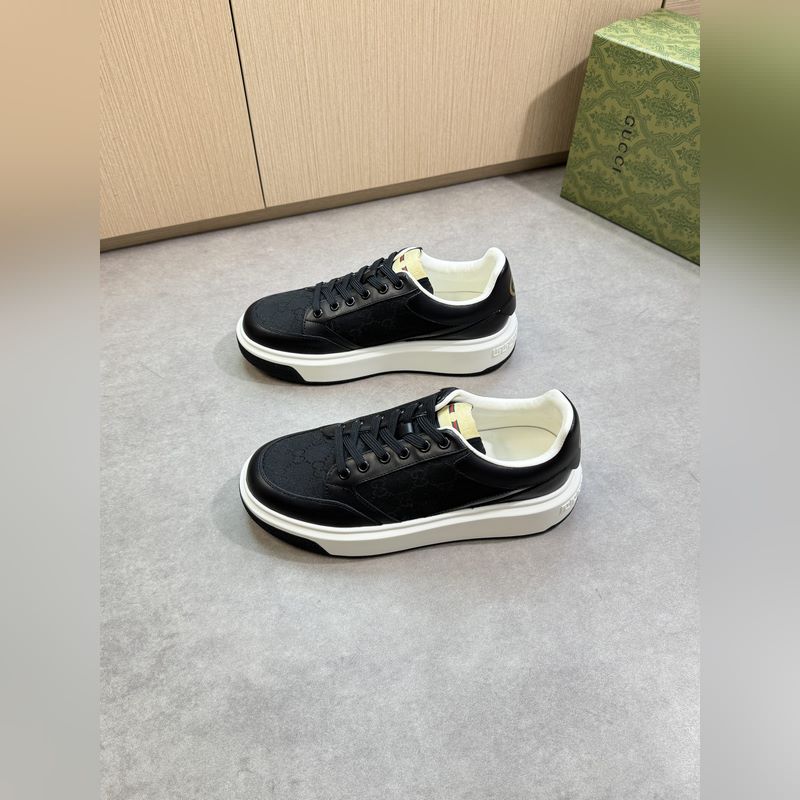 [Gucci]古馳 -高端品質 原單·休閑運動鞋 -鞋面： 納帕小牛皮、品牌圖騰