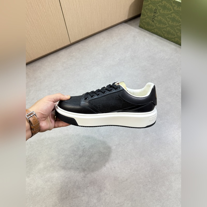 [Gucci]古馳 -高端品質 原單·休閑運動鞋 -鞋面： 納帕小牛皮、品牌圖騰