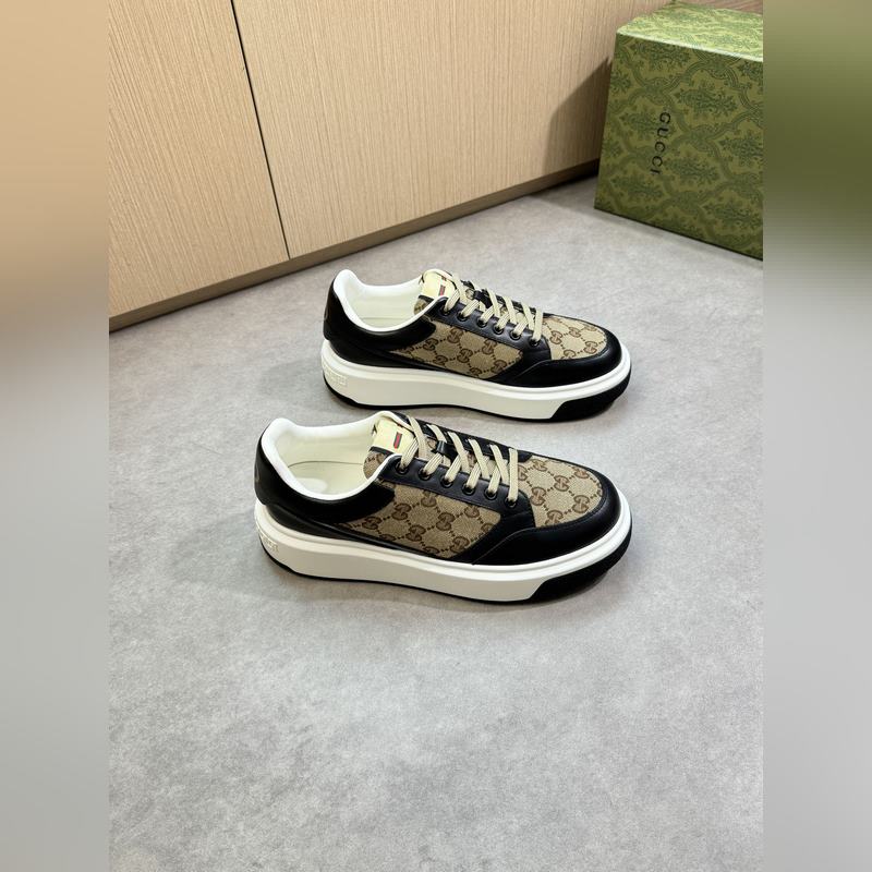 [Gucci]古馳 -高端品質(zhì) 原單·休閑運(yùn)動(dòng)鞋 -鞋面： 納帕小牛皮、品牌圖騰