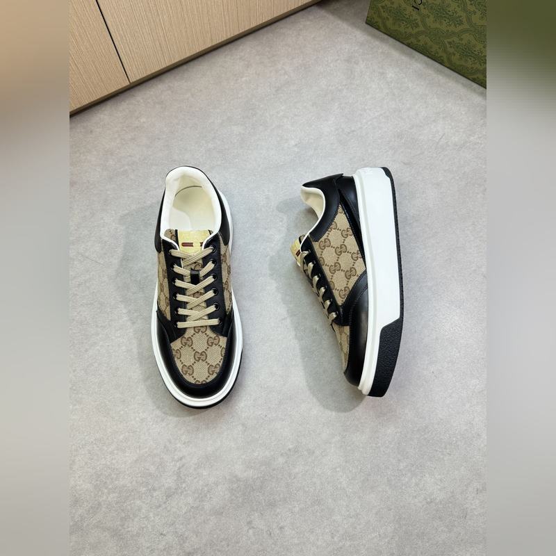 [Gucci]古馳 -高端品質(zhì) 原單·休閑運(yùn)動(dòng)鞋 -鞋面： 納帕小牛皮、品牌圖騰