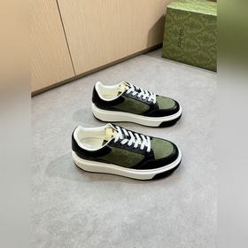 [Gucci]古馳 -高端品質(zhì) 原單·休閑運動鞋 -鞋面： 納帕小牛皮、品牌圖騰