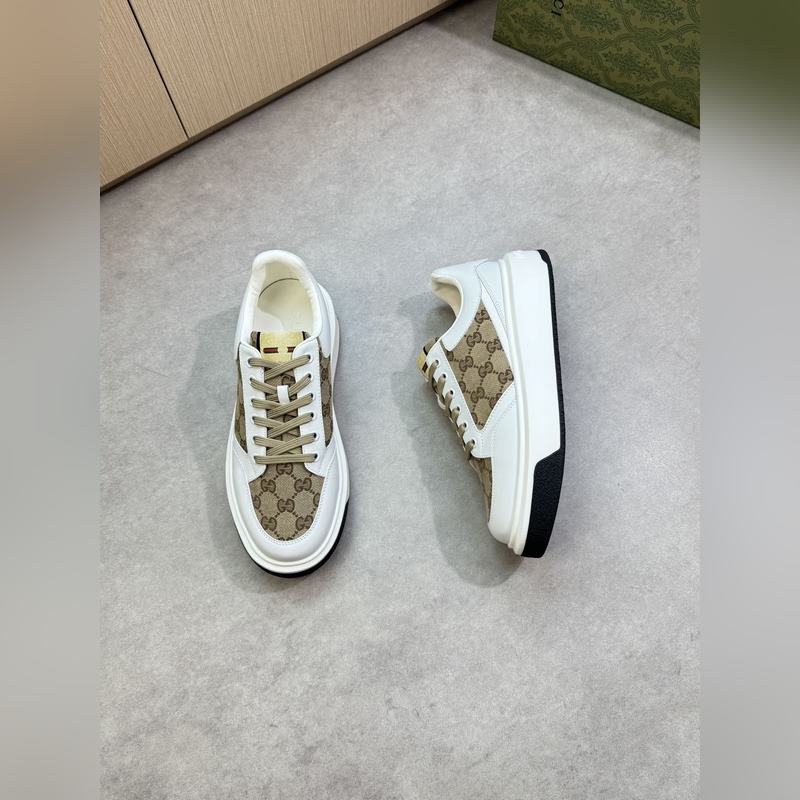 [Gucci]古馳 -高端品質 原單·休閑運動鞋 -鞋面： 納帕小牛皮、品牌圖騰