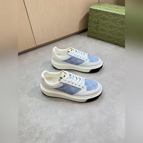 [Gucci]古馳 -高端品質(zhì) 原單·休閑運動鞋 -鞋面： 納帕小牛皮、品牌圖騰