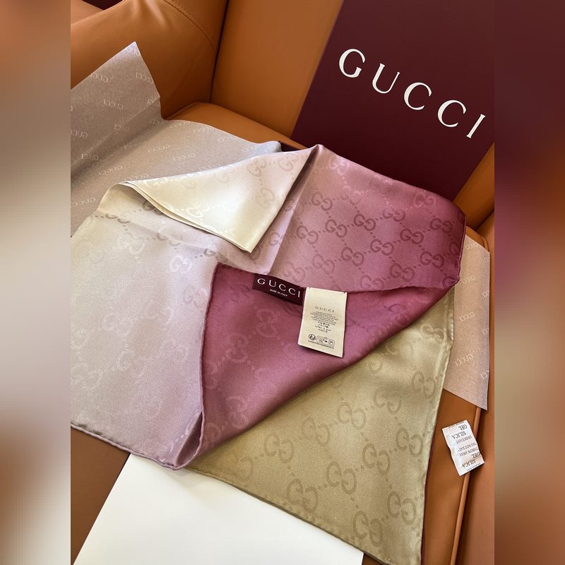 Gucci 新 GG提花漸變 原單品質！ Size：90x90cm 材質：100