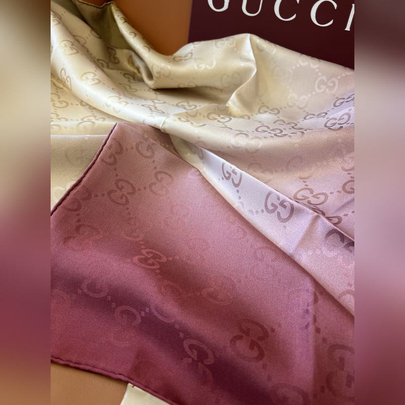 Gucci 新 GG提花漸變 原單品質！ Size：90x90cm 材質：100