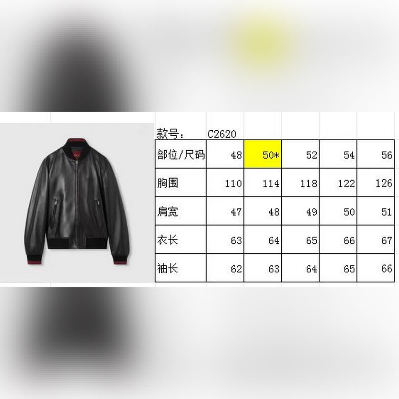 品牌：Gucci 材質：進口綿羊皮 工藝：刺繡 尺碼：48-56(特殊尺碼 定制