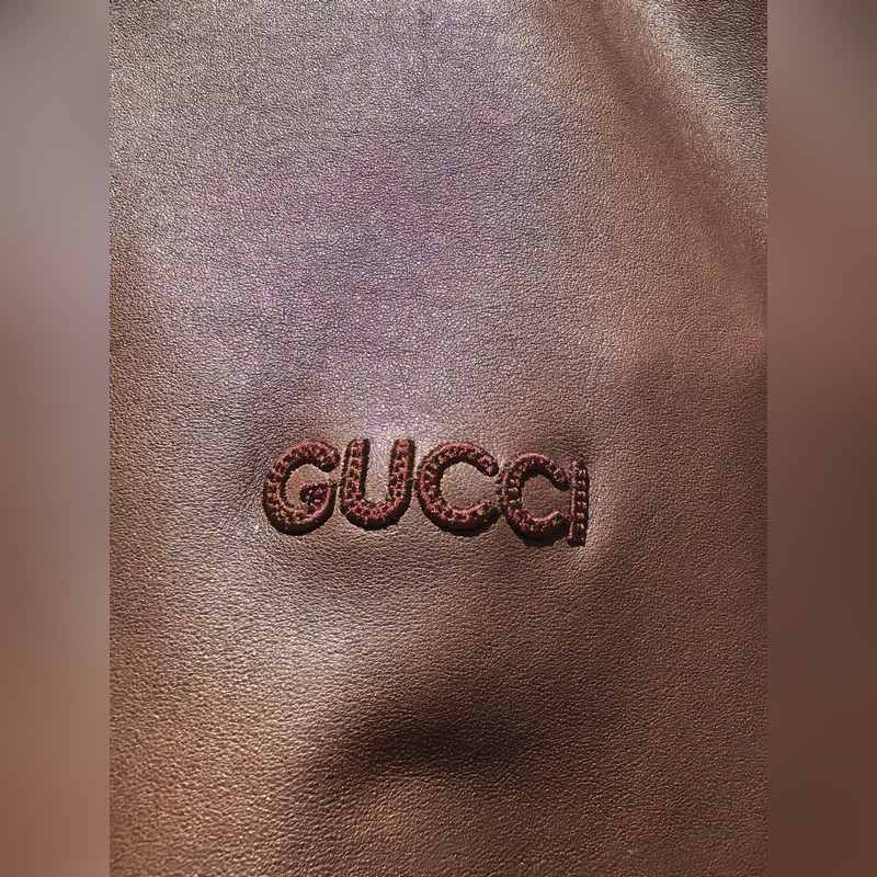 Gucci秋冬新品羊皮夾克 進口羊皮制作 還原 YB 質感超給力 秒殺市場版 胸