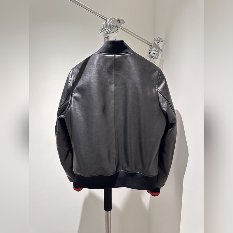 Gucci秋冬新品羊皮夾克 進口羊皮制作 還原 YB 質(zhì)感超給力 秒殺市場版 胸