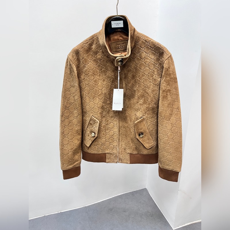 品牌：Gucci 材質：進口山羊混種反絨 工藝： 壓花 尺碼：48-56(特殊尺