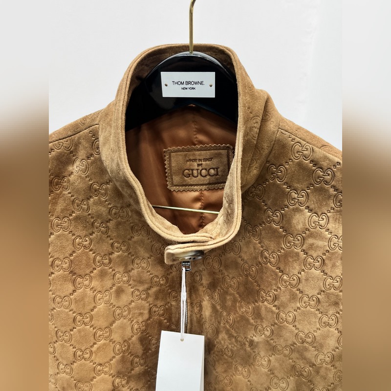 品牌：Gucci 材質：進口山羊混種反絨 工藝： 壓花 尺碼：48-56(特殊尺