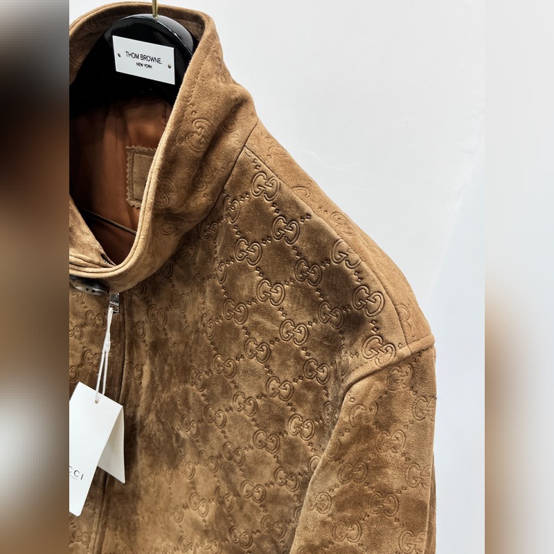 品牌：Gucci 材質：進口山羊混種反絨 工藝： 壓花 尺碼：48-56(特殊尺