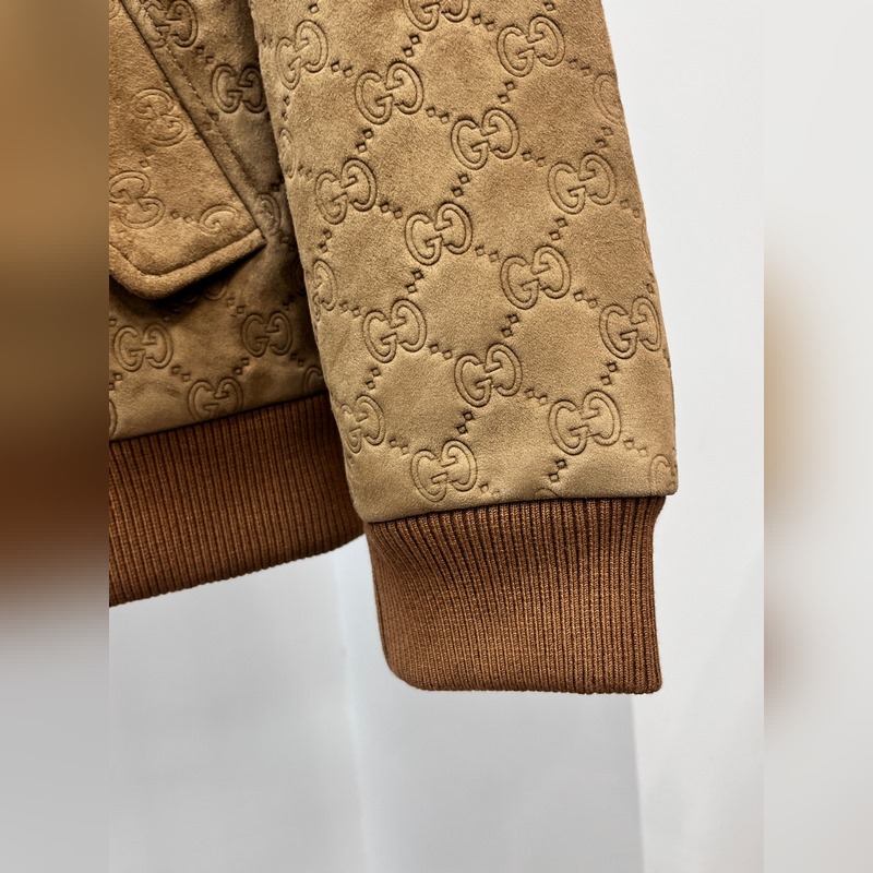 品牌：Gucci 材質：進口山羊混種反絨 工藝： 壓花 尺碼：48-56(特殊尺