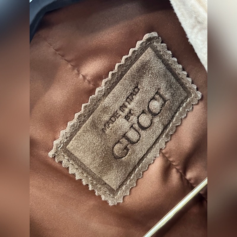品牌：Gucci 材質：進口山羊混種反絨 工藝： 壓花 尺碼：48-56(特殊尺