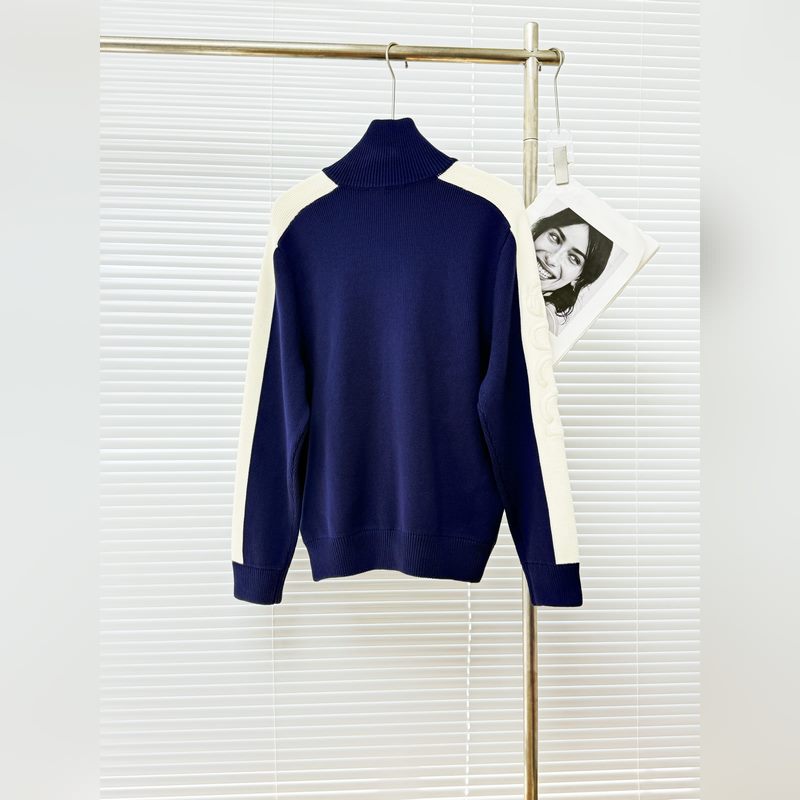 Gucci 學院風開衫毛衫外套、紗線采用100純棉，克重高達1100克，工藝複雜