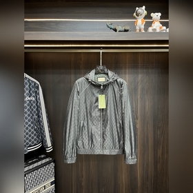 Gucci2026ss早秋新款發布 古馳連帽夾克外套，秋季爆款夾薄棉夾克，字母l
