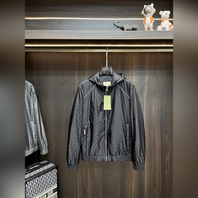 Gucci2026ss早秋新款發布 古馳連帽夾克外套，秋季爆款夾薄棉夾克，字母l