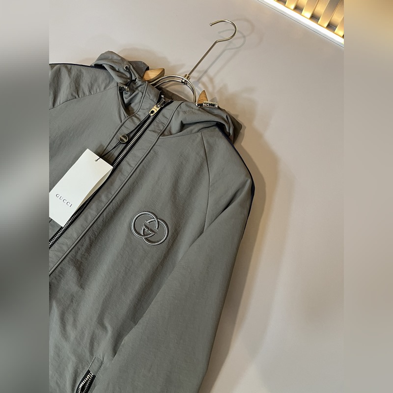 Gucci古家 雙面夾克！2026秋冬最新系列！男女同款 夾克外套，貿易公司渠