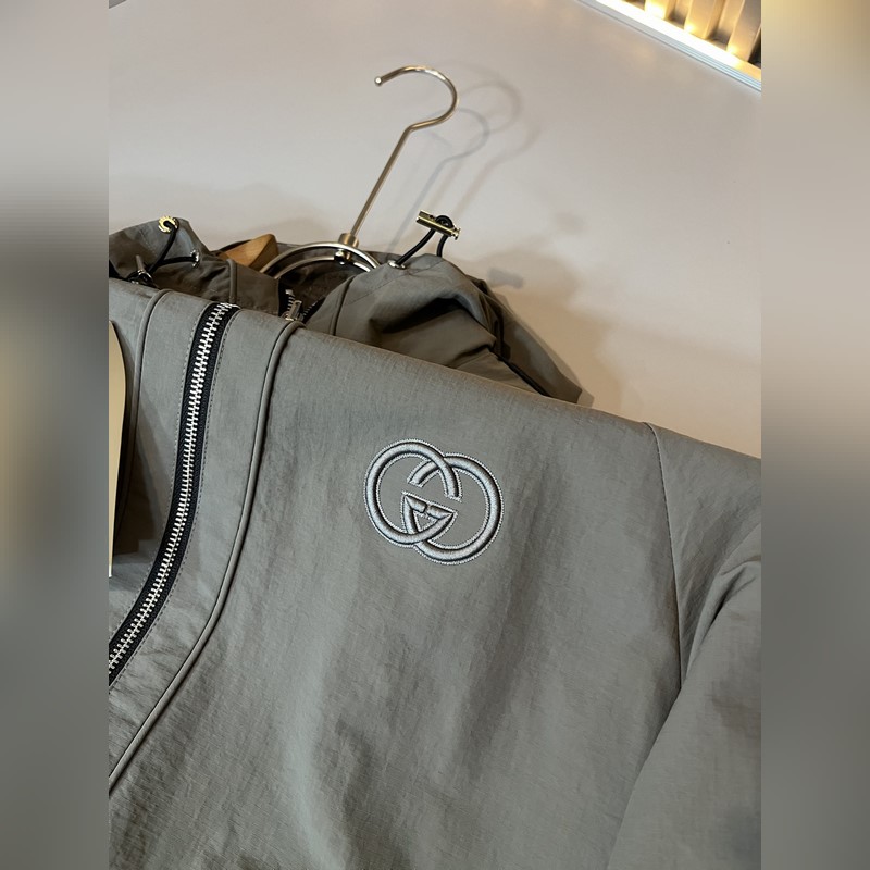 Gucci古家 雙面夾克！2026秋冬最新系列！男女同款 夾克外套，貿易公司渠