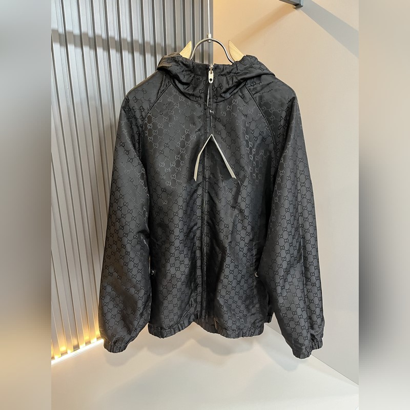 Gucci古家 雙面夾克！2026秋冬最新系列！男女同款 夾克外套，貿(mào)易公司渠