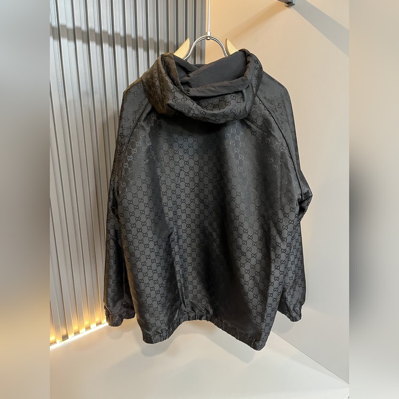 Gucci古家 雙面夾克！2026秋冬最新系列！男女同款 夾克外套，貿(mào)易公司渠