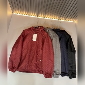 Gucci古家 雙面夾克！2026秋冬最新系列！男女同款 夾克外套，貿易公司渠