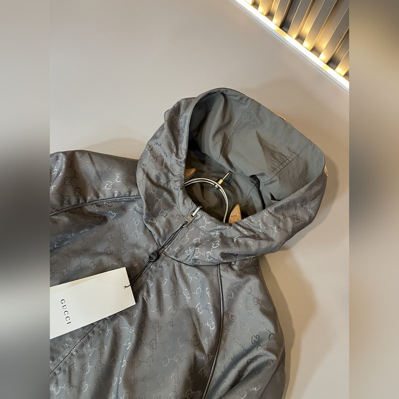 Gucci古家 雙面夾克！2026秋冬最新系列！男女同款 夾克外套，貿易公司渠