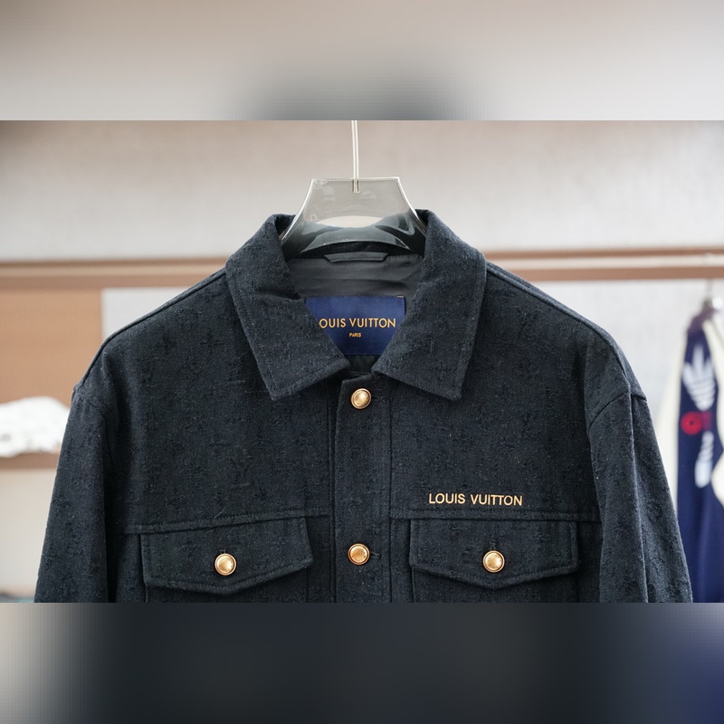 Gucci古奇-2026SS早秋新品 暗紋提花牛仔夾克。客供五金裝飾輔料，面料采