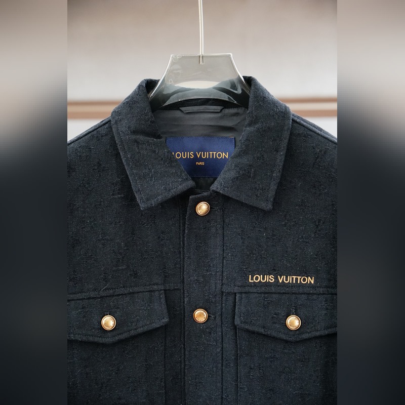 Gucci古奇-2026SS早秋新品 暗紋提花牛仔夾克。客供五金裝飾輔料，面料采