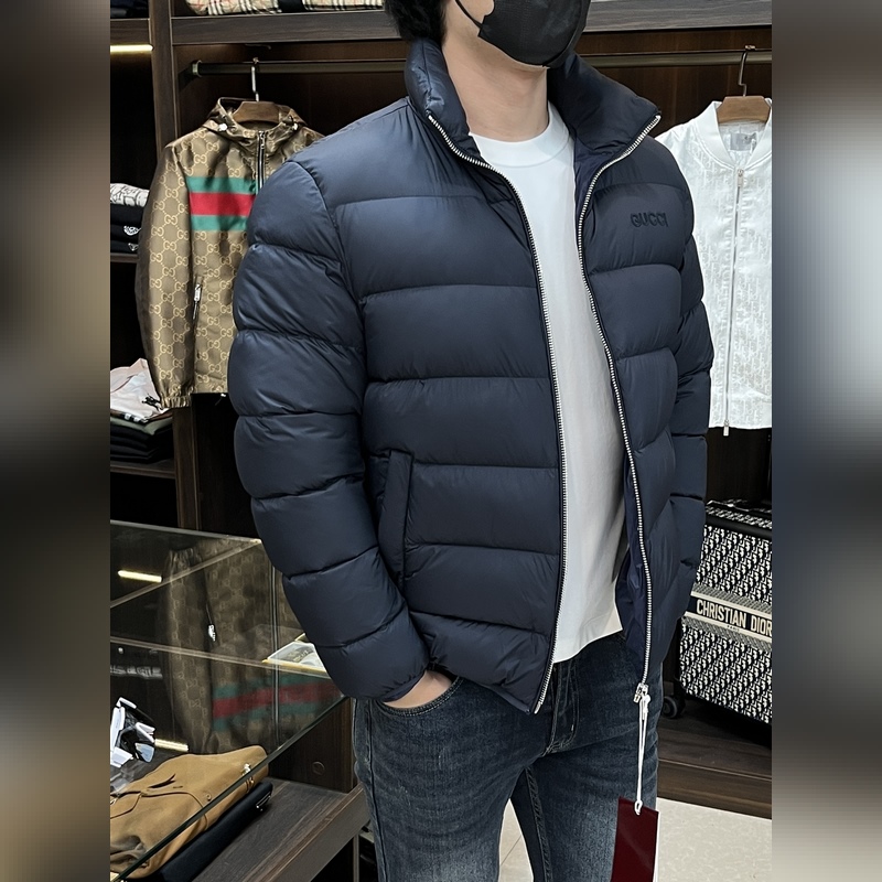 主推羽絨 Gucci2026最新款時尚設計師款羽絨外套 古馳立領羽絨服，面包羽