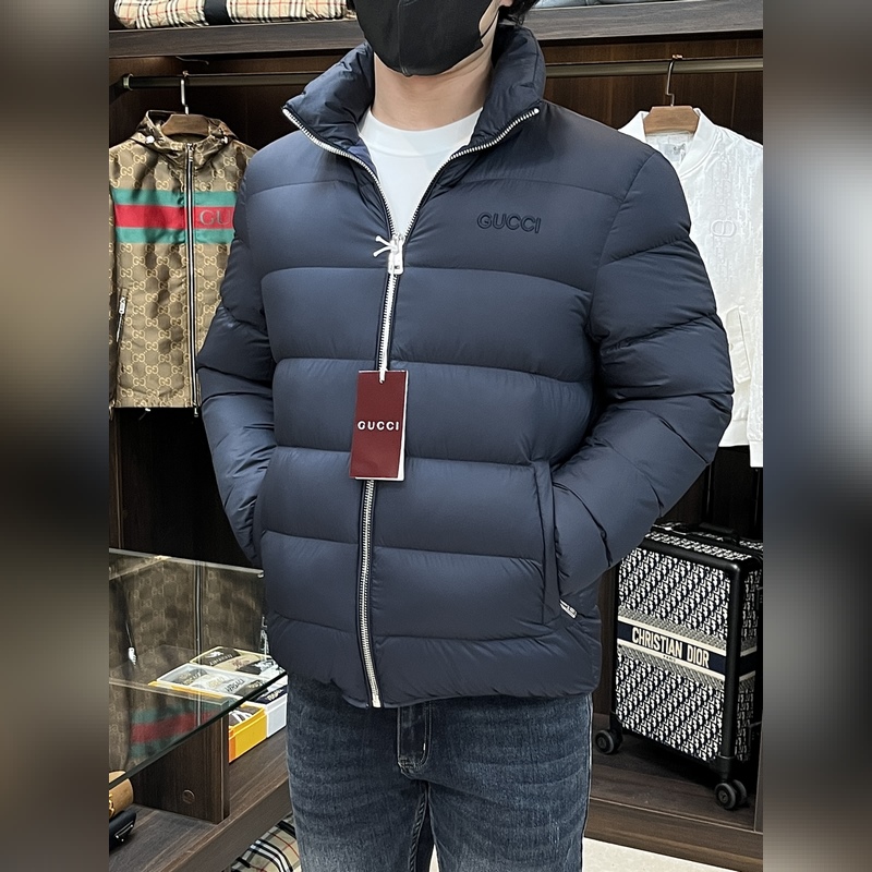 主推羽絨 Gucci2026最新款時尚設計師款羽絨外套 古馳立領羽絨服，面包羽