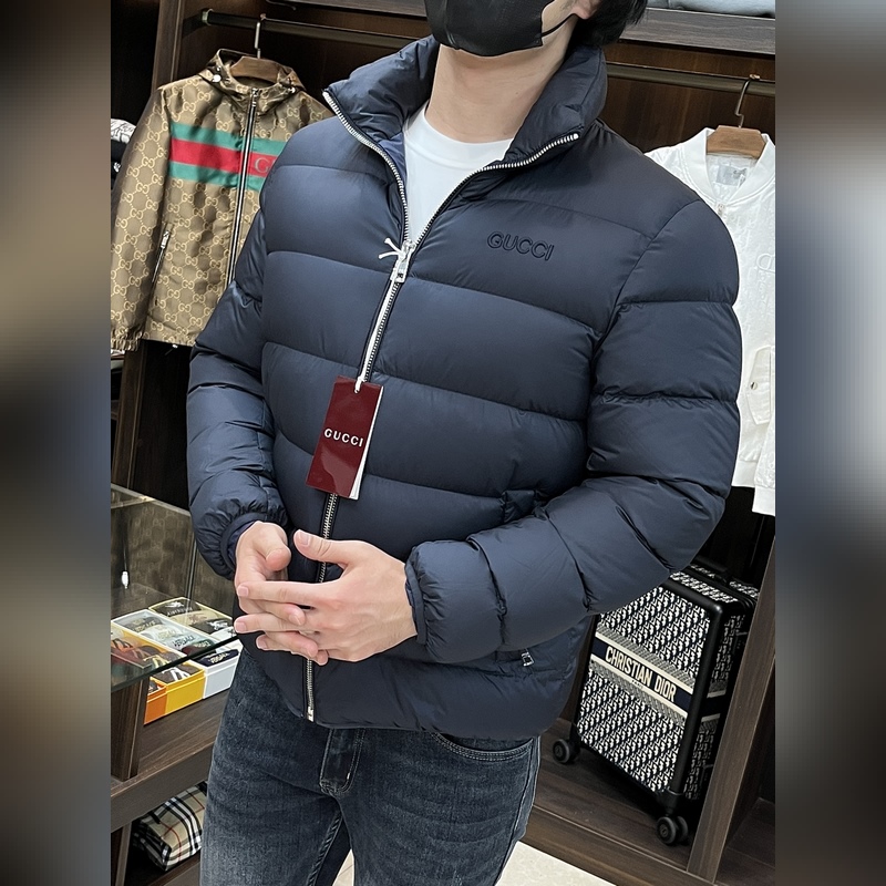 主推羽絨 Gucci2026最新款時尚設計師款羽絨外套 古馳立領羽絨服，面包羽