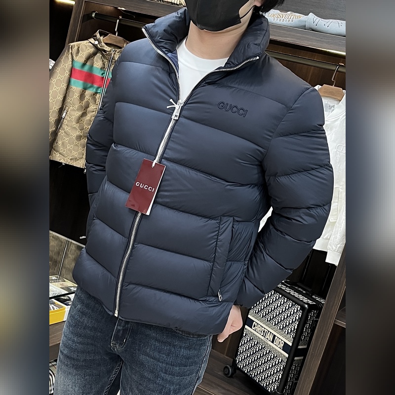 主推羽絨 Gucci2026最新款時尚設計師款羽絨外套 古馳立領羽絨服，面包羽