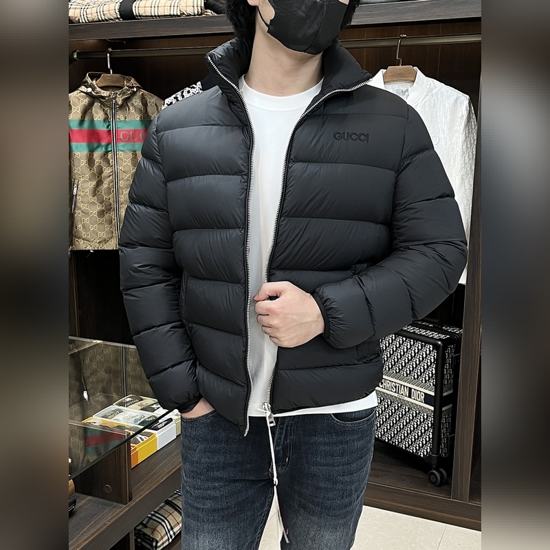 主推羽絨 Gucci2026最新款時尚設計師款羽絨外套 古馳立領羽絨服，面包羽
