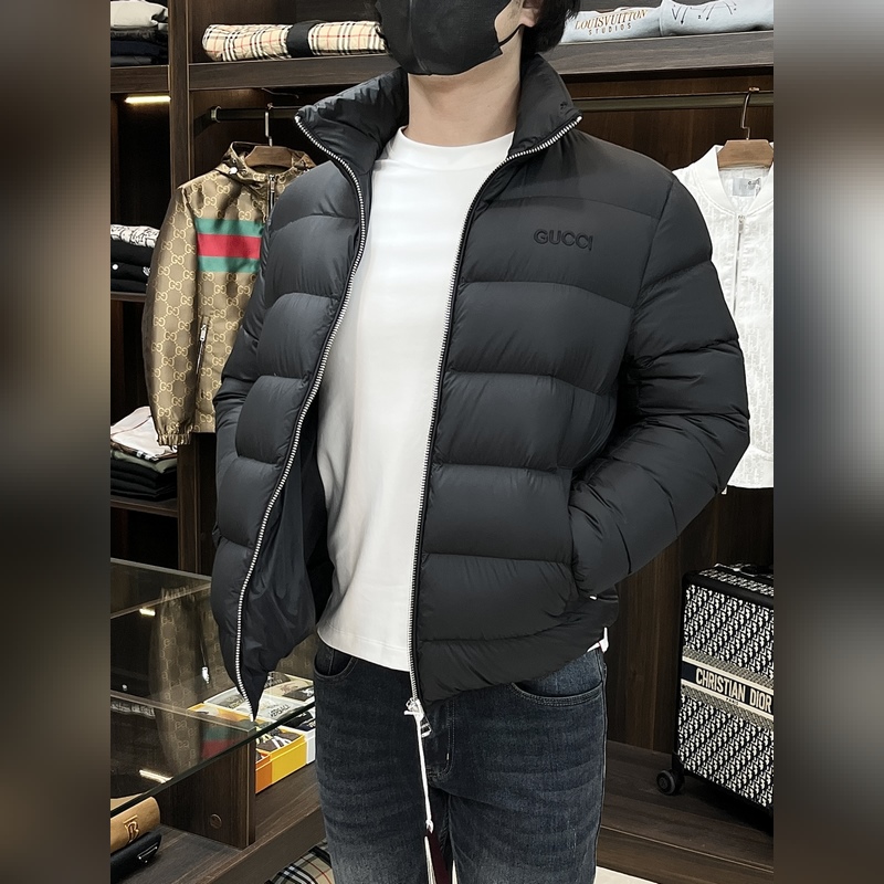 主推羽絨 Gucci2026最新款時尚設計師款羽絨外套 古馳立領羽絨服，面包羽