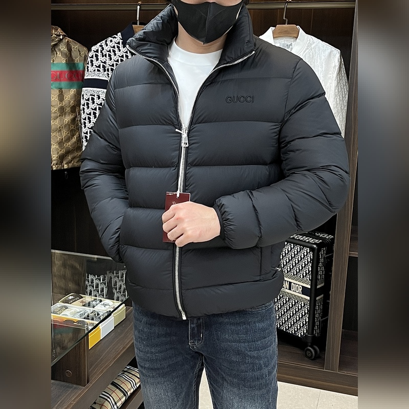 主推羽絨 Gucci2026最新款時尚設計師款羽絨外套 古馳立領羽絨服，面包羽