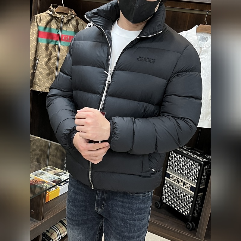 主推羽絨 Gucci2026最新款時尚設計師款羽絨外套 古馳立領羽絨服，面包羽