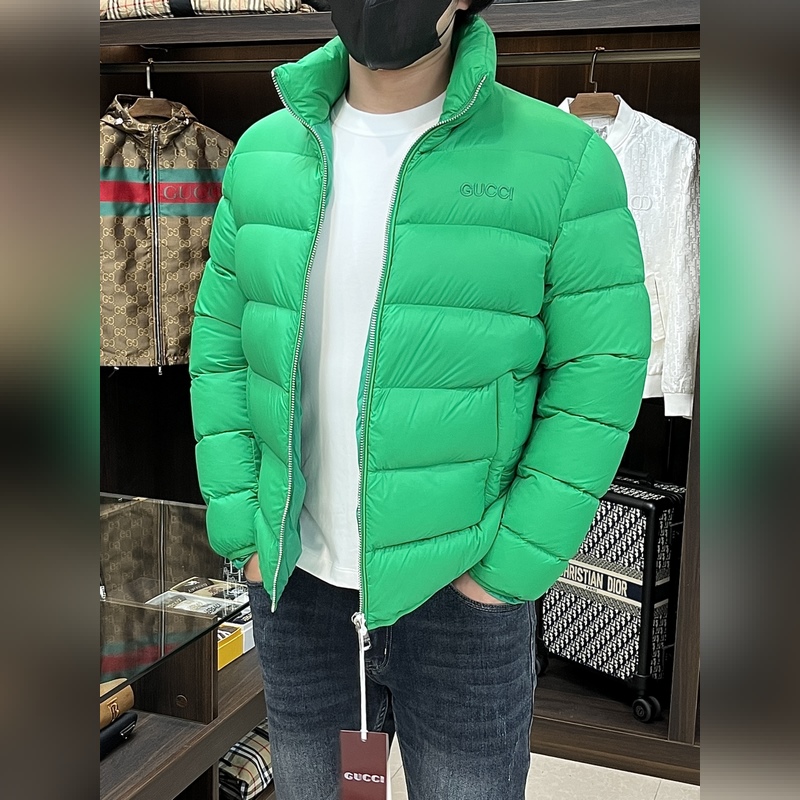 主推羽絨 Gucci2026最新款時尚設計師款羽絨外套 古馳立領羽絨服，面包羽