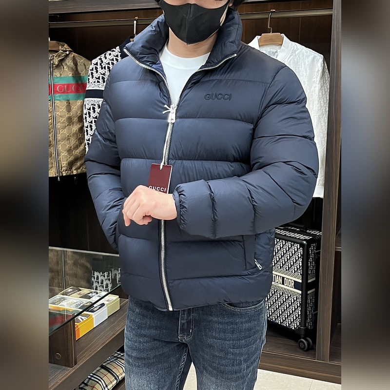 主推羽絨 Gucci2026最新款時尚設計師款羽絨外套 古馳立領羽絨服，面包羽