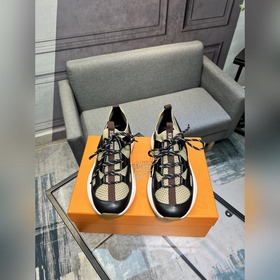 HERMES，愛馬仕 男士休閒運動鞋 -高端品質(zhì) 原單休閑運動鞋 -鞋面：高納帕