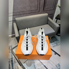 HERMES，愛馬仕 男士休閒運動鞋 -高端品質(zhì) 原單休閑運動鞋 -鞋面：高納帕