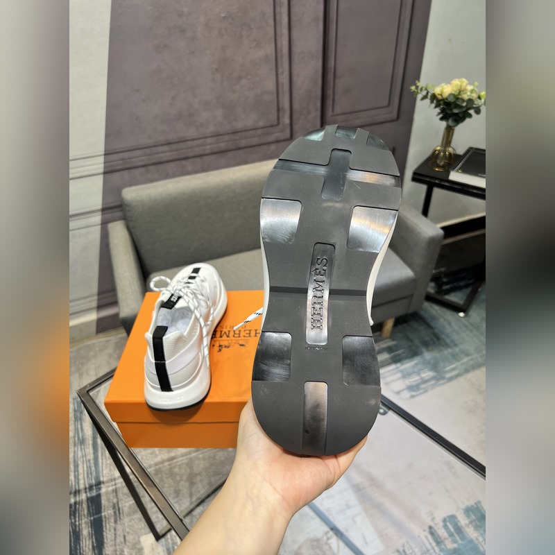 HERMES，愛馬仕 男士休閒運動鞋 -高端品質 原單休閑運動鞋 -鞋面：高納帕