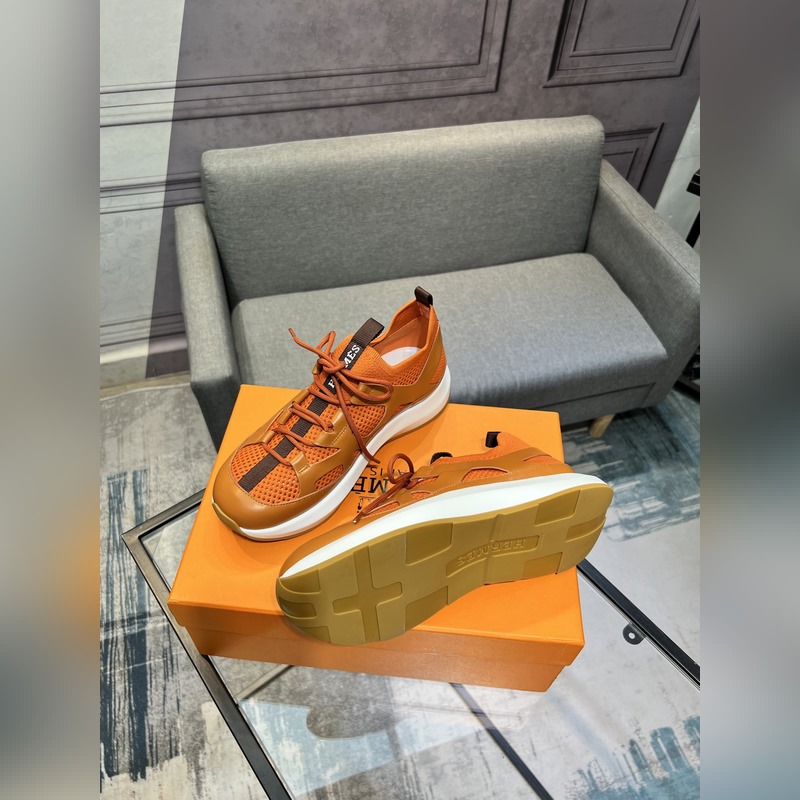 HERMES，愛馬仕 男士休閒運動鞋 -高端品質 原單休閑運動鞋 -鞋面：高納帕