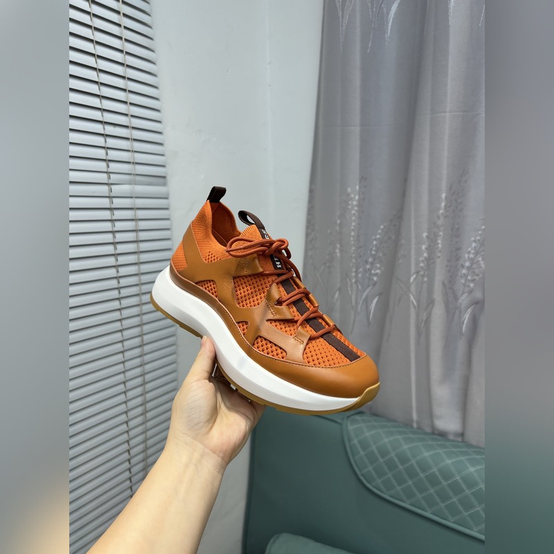 HERMES，愛馬仕 男士休閒運動鞋 -高端品質 原單休閑運動鞋 -鞋面：高納帕