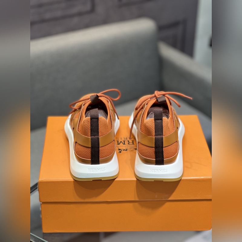 HERMES，愛馬仕 男士休閒運動鞋 -高端品質 原單休閑運動鞋 -鞋面：高納帕
