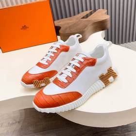 HERMES，愛馬仕 Join系列休閑運動鞋 。鞋面采用小牛皮和Epsom小牛