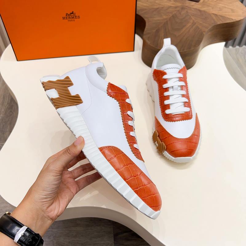 HERMES，愛馬仕 Join系列休閑運動鞋 。鞋面采用小牛皮和Epsom小牛