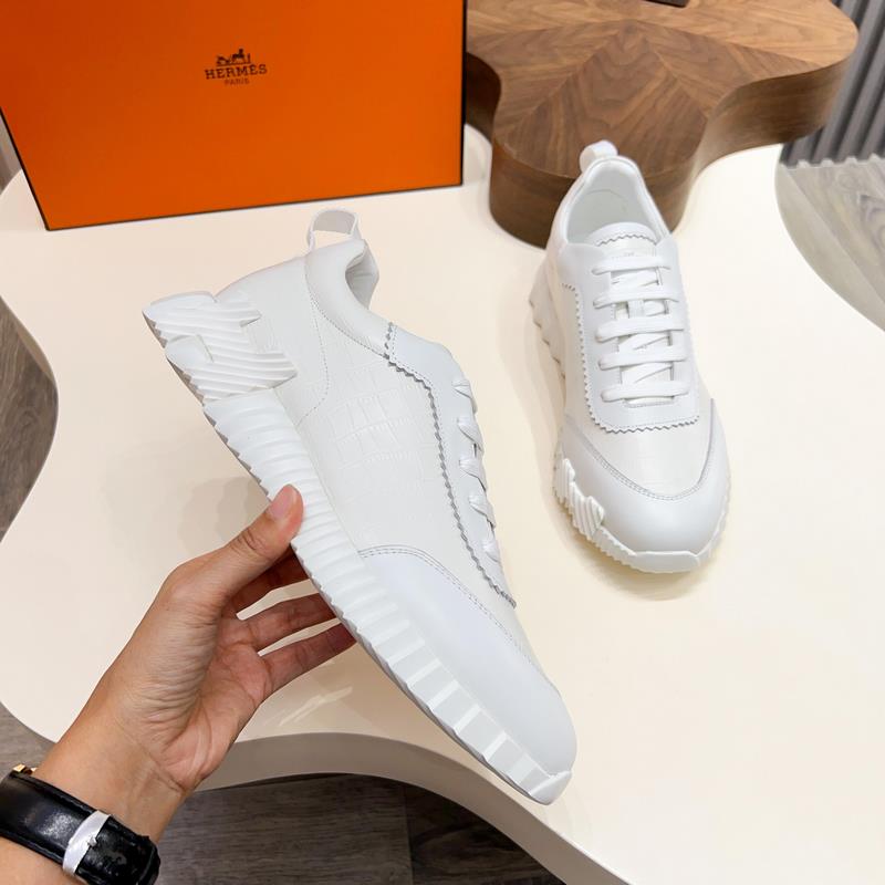 HERMES，愛馬仕 Join系列休閑運動鞋 。鞋面采用小牛皮和Epsom小牛